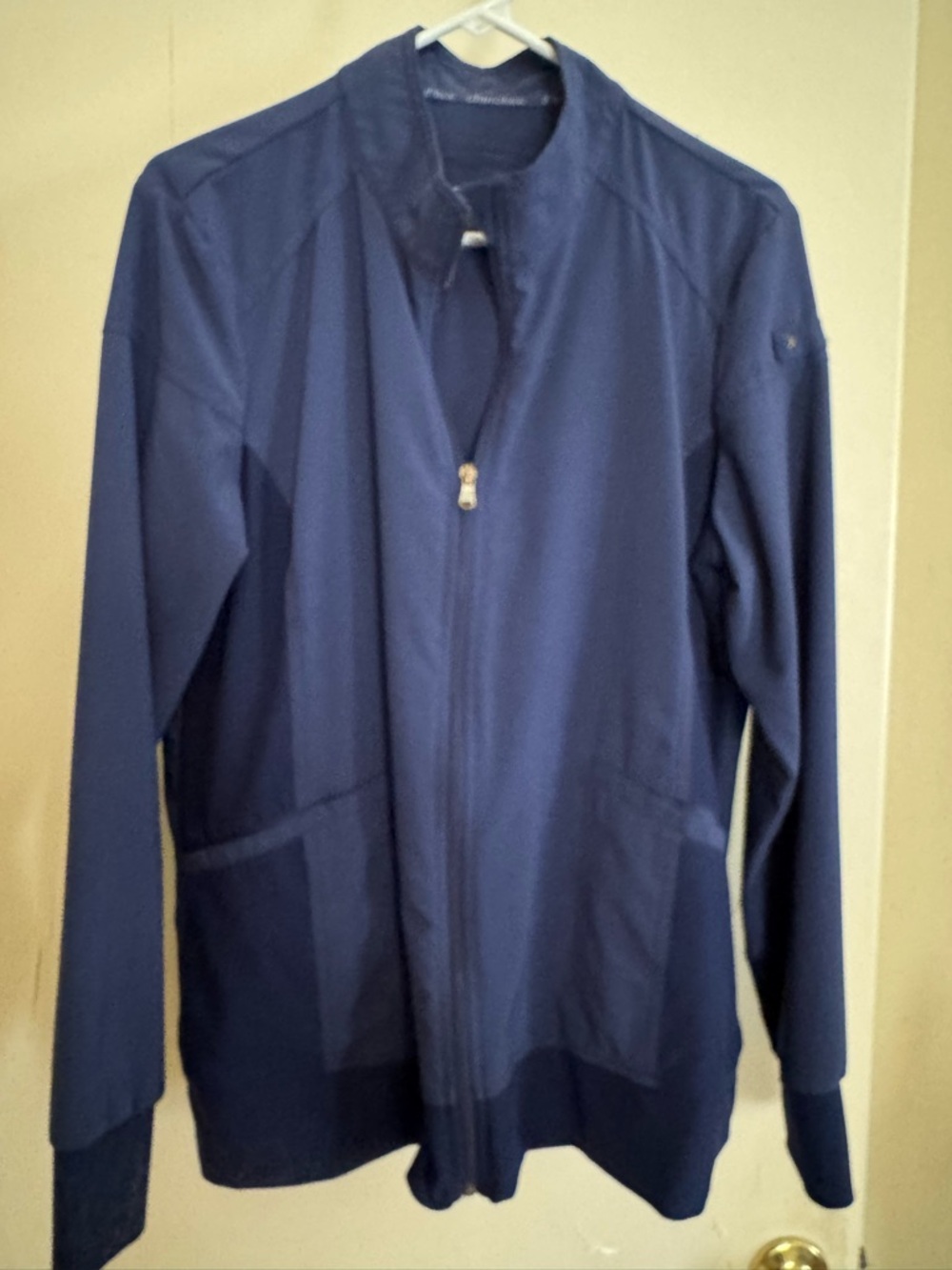 Cherokee iflex Navy Lightweight Zip Scrub Jacket
